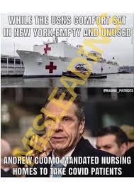 Sarah palin 3,482,137 lke this 11 minutes ago e like for the record, there was politics › andrew cuomo memes & gifs. Were Ny Nursing Homes Full Of Covid 19 Patients While Hospital Ship Sat Empty
