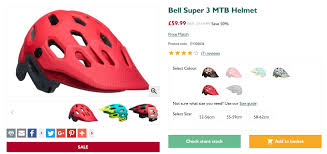 Bell Mtb Helmet Size Guide Ash Cycles