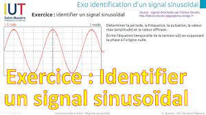 Exercice : Identification d'un signal sinusoïdal - YouTube