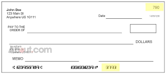 Parts Of A Check And Where To Find Information
