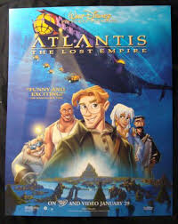 Disney ATLANTIS THE LOST EMPIRE movie poster original video promo store  display | eBay
