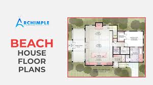Archimple Beach House Floor Plans For