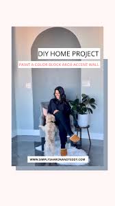 Color Block Arch Accent Wall Tutorial