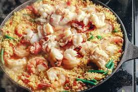 easy seafood paella recipe full