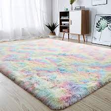 junovo soft rainbow area rugs for s