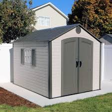 8 ft x 10 ft outdoor storage shed