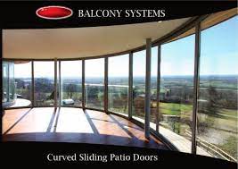 Curved Sliding Patio Doors Balcony