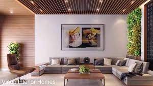 wood false ceiling design for living room