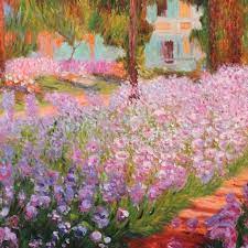 Garden Claude Monet Hand Painted Oil
