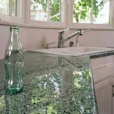 Recycled Glass Countertop With Glass