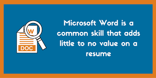 They may also use microsoft onedrive and sharepoint to make teamwork easier. Should You Include Microsoft Word Or Office On A Resume In 2021