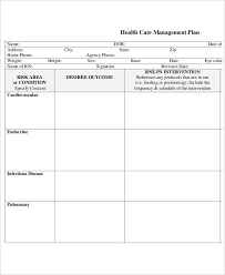 15 care plan templates pdf google