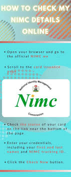 how to use nimc tracking id 2024