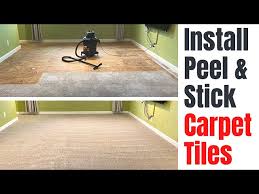 installing l and stick carpet tiles