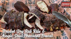 3 hour dry rub ribs and pheasant on