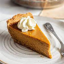 pumpkin pie with graham er crust