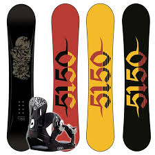 5150 Crux Wide Snowboard Ff1500 Black Bindings 2008