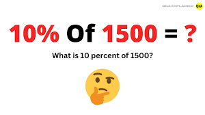 percent of 1500 qna explained