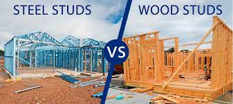 steel studs vs wood studs for house