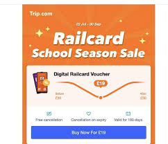 1 Year Digital Railcard 19 New And