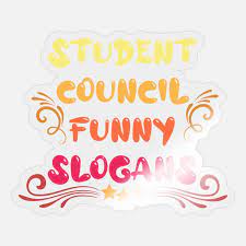 student council funny slogans sticker