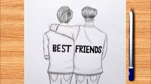 how to draw a boys best friends best
