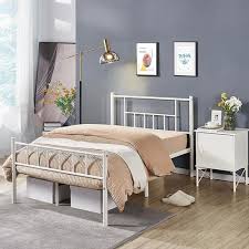 Metal Bed Frame With Headboard