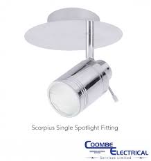 Scorpius Single Spotlight Fitting