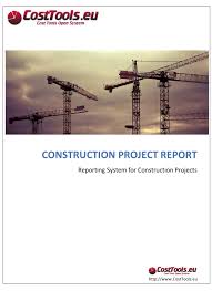 Construction Project Report Costtools Eu