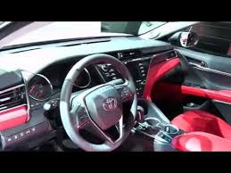 Look, a red interior in a new car! 2018 Toyota Camry Xse Limited Red Edition Features Exterior And Interior First Impression Youtube