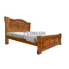 Plush Solid Teak Wood Bed