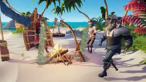 You'll have to keep an eye on your fish while it's cooking: Sea Of Thieves Has New Achievements For Cooking Fishing Questing And Pvp