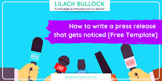 How To Write A Press Release Free Press Release Template
