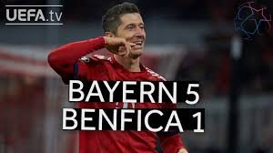 Sport lisboa e benfica comc mhih om, commonly known as benfica, is a professional football club based in lisbon, portugal, that competes in the primeira liga, the top flight of portuguese football. Bayern 5 1 Benfica Ucl Highlights Youtube