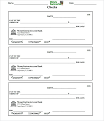 Blank Business Check Template Word Document Templates For Excel