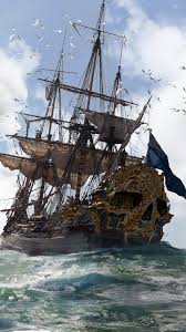bones phone wallpaper pirate ship