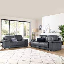 Grey Faux Leather Sofas Furniture And