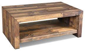 I love this mix because it coordinates with my flooring so well! Fulton Rustic Solid Wood Coffee Table Rustic Coffee Tables By Crafters And Weavers Houzz