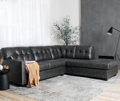 Faux Leather Sectional