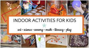 giant list of indoor activities for kids