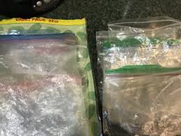 previously used ziploc bags