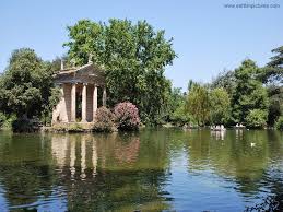 villa borghese gardens temple of