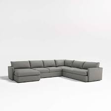 Lounge 4 Piece U Shaped Sectional Sofa