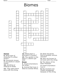 similar to bi0me crossword answers