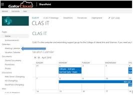 connecting sharepoint calendars to