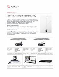 pdf polycom ceiling microphone array