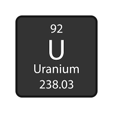 uranium symbol chemical element of the