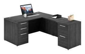 ideas for an l shaped desk with drawers