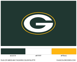 Green Bay Packers Flag Color Codes