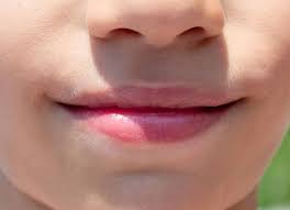 lips natural close up of boy front